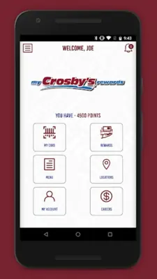 Crosby's android App screenshot 3